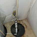 After Replaced sump pump and check valve.