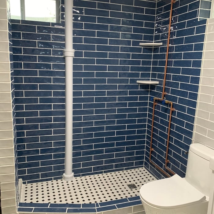 All Tile Bathroom