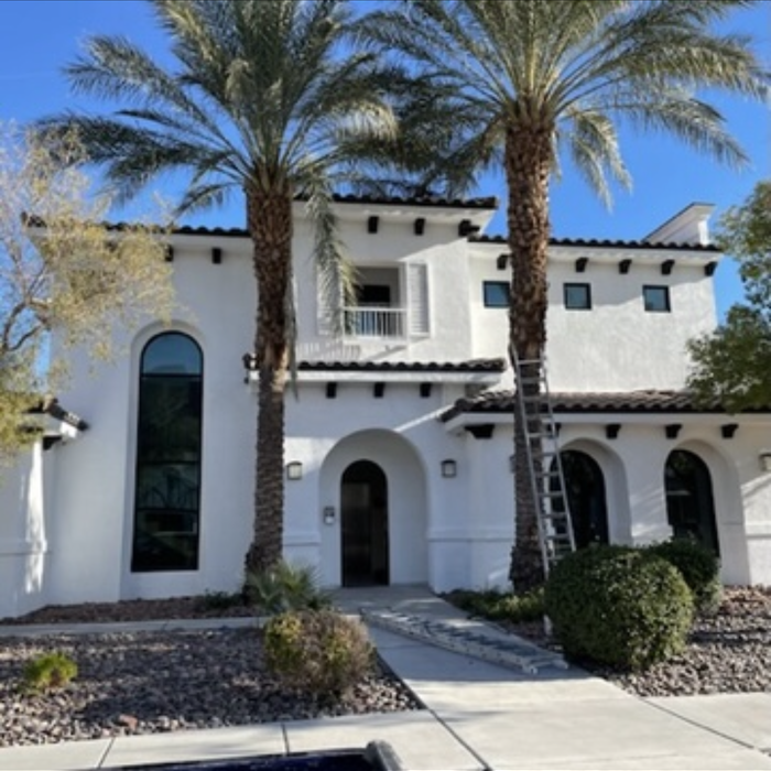 Exterior project w black and white