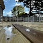 Wooden deck