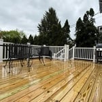 Wooden deck