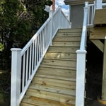 Wooden deck