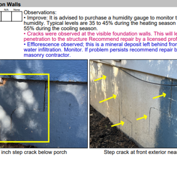foundation inspection