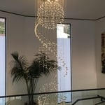 Decorative white frost film for 24 hour privacy