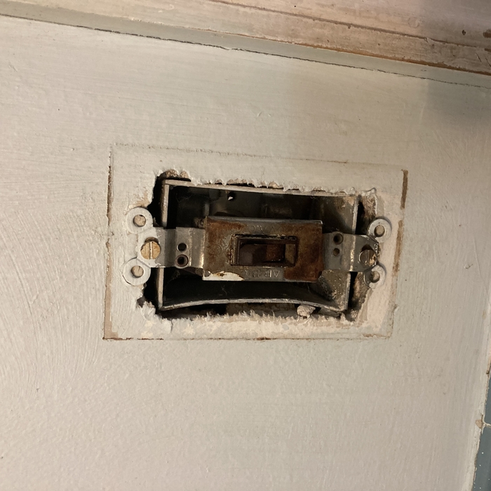 Before Light Switch Replacement