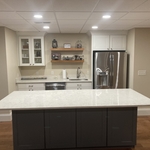 Kitchen and Island