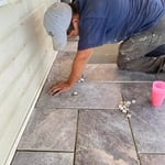 tiling a porch