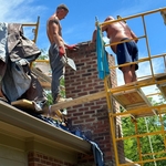 Chimney Rebuild, Halfway