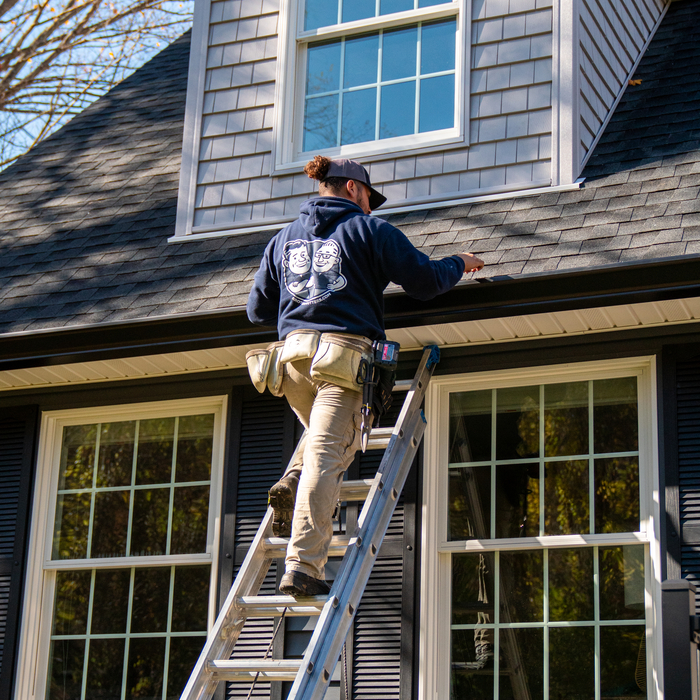 Black gutter replacement