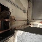 Relocate plumbing pipes