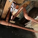 Relocate plumbing pipes