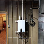 Finished install of the tankless water heater