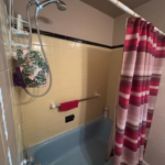 Shower area before remodel