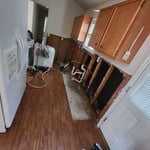 Kitchen water leak