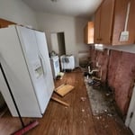 Kitchen water leak