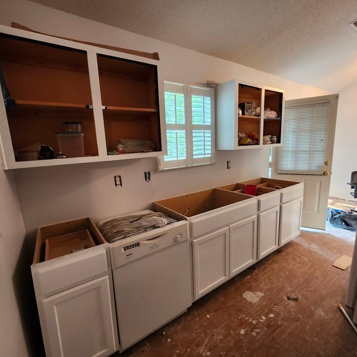 Kitchen water leak