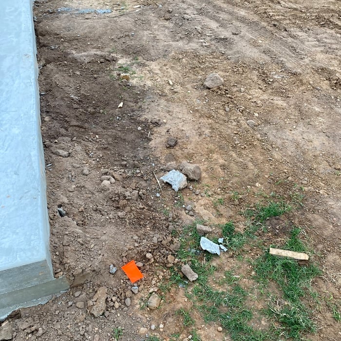 Equipment barn pad