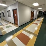 Vet clinic floor waxing