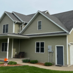Brand new siding, gutters