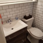 Powder room remodel