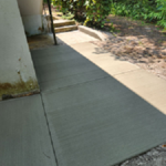 Concrete walk