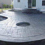 stamped concrete patio
