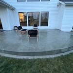 stamped concrete patio