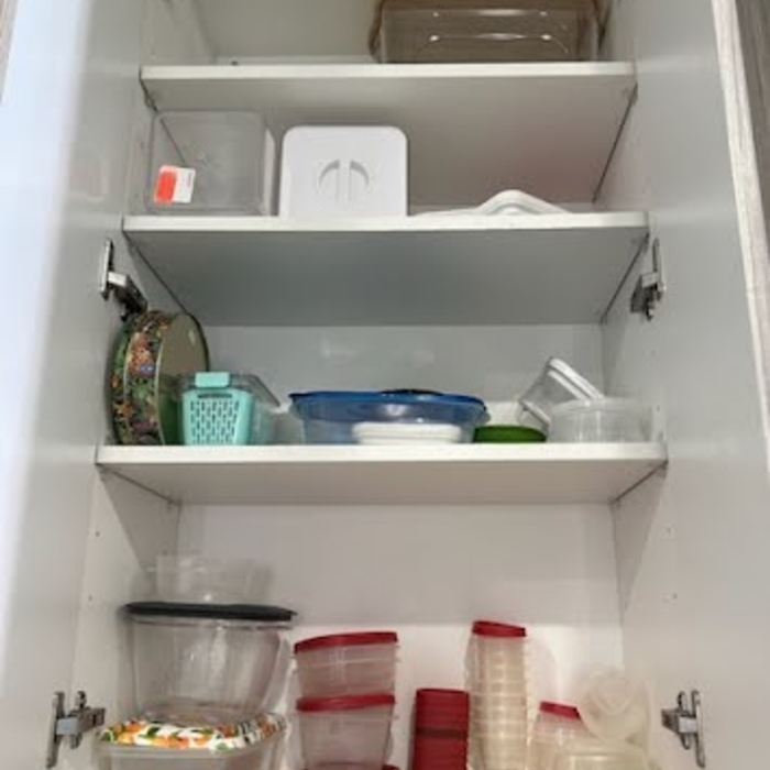 kitchen organizing project