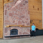 Stone Fireplace Demo