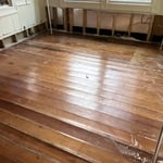 150 year old heart pine floors