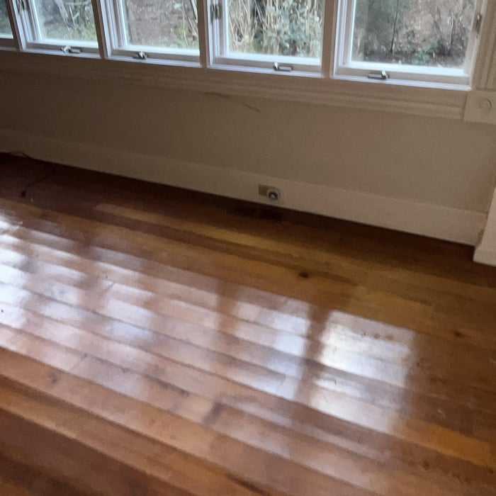 150 year old heart pine floors