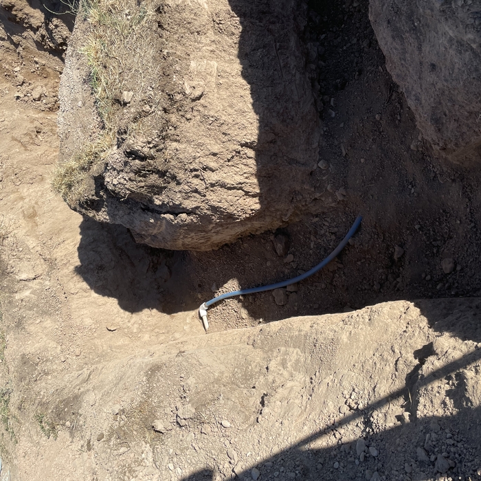 Water line from well to house