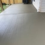 Concrete patio