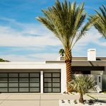 Avante Modern glass and aluminum garage doors