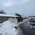 Carrying snow with our metal pless max pro