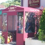 Entrance awning with enclosure