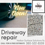 Wet cracked concrete reno