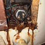 Bad heating element not heating water