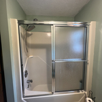 Tub to Walk-In Shower Conversion - Before