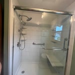 Tub to Walk-In Shower Conversion - After