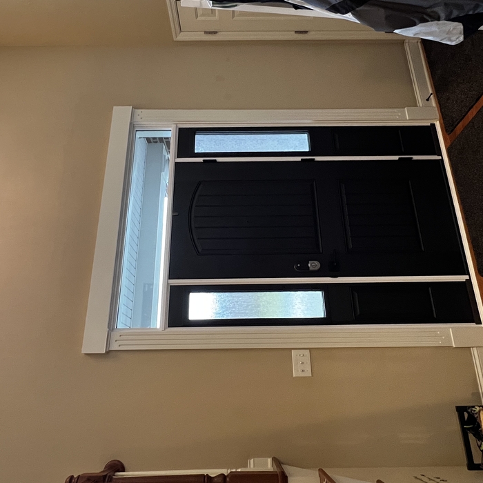 Inside of new front door