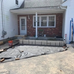 concrete apron