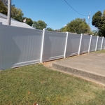 Vinyl fence