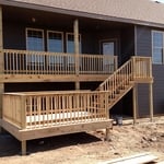 split-level deck