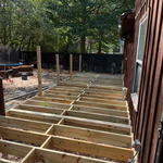 Beginning front deck