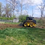 Grading for above-ground pool