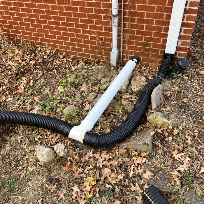 Gutter drain replacement