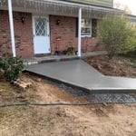 New sidewalk