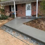 New sidewalk