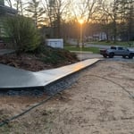 New sidewalk